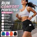 🏆Over 30,000 units sold ⌚️ Anti-Chafing Active Skort – Super soft and comfortable🔥