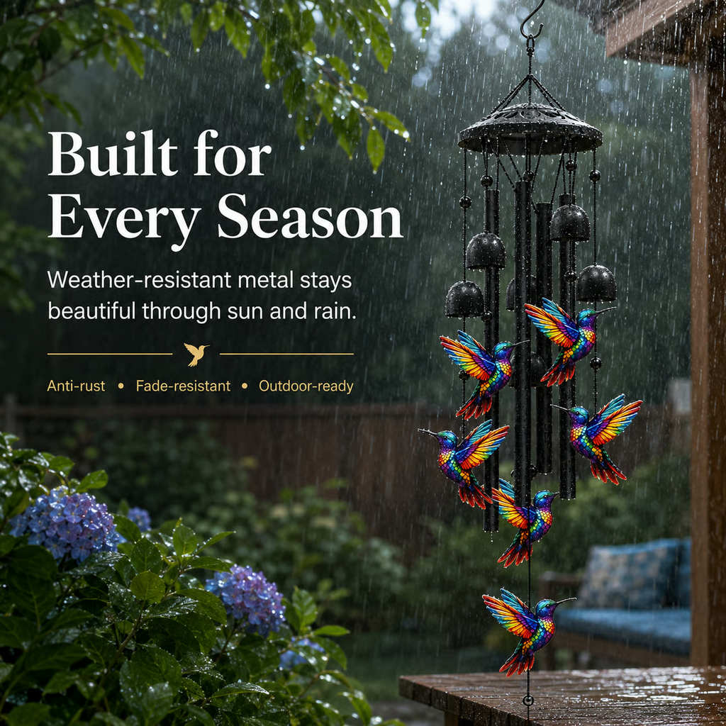 🎁 Vintage Wind Chime 36" – Gift for Garden & Home