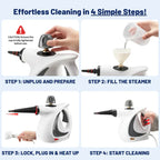 ⏳LAST DAY SALE 50% OFF!!🔥Pressurized Handheld Multi-Surface Natural Steam Cleaner with 12 pcs Accessories