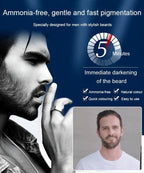 [Easy Dye] Beard Hair Dye Color Shampoo
