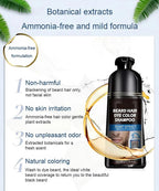 [Easy Dye] Beard Hair Dye Color Shampoo