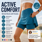 🏆Over 30,000 units sold ⌚️ Anti-Chafing Active Skort – Super soft and comfortable🔥