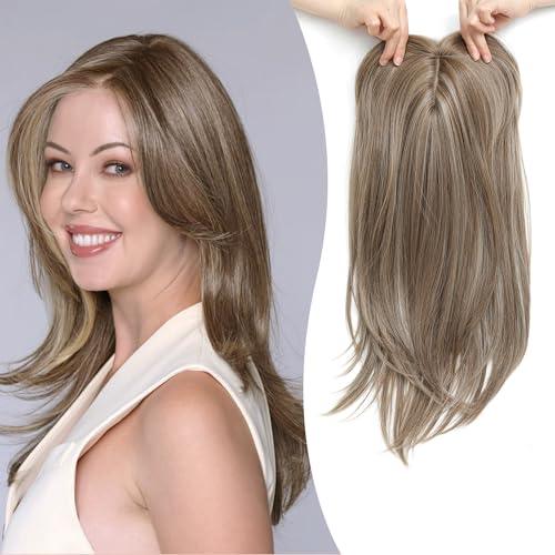 🥳2026 HOT SALE💞50K+ SOLD!💇‍♀️Topper Layered Hair Hairpieces with Bangs for Women with Thinning Hair