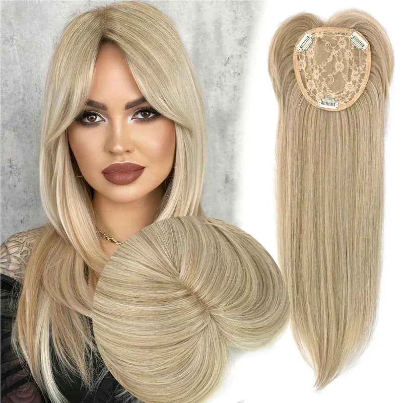 🥳2026 HOT SALE💞50K+ SOLD!💇‍♀️Topper Layered Hair Hairpieces with Bangs for Women with Thinning Hair