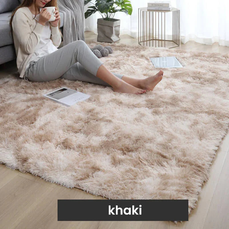 ⏳Limited-time 50% off⏰Gradient Color Plush Floor Mat🛋️