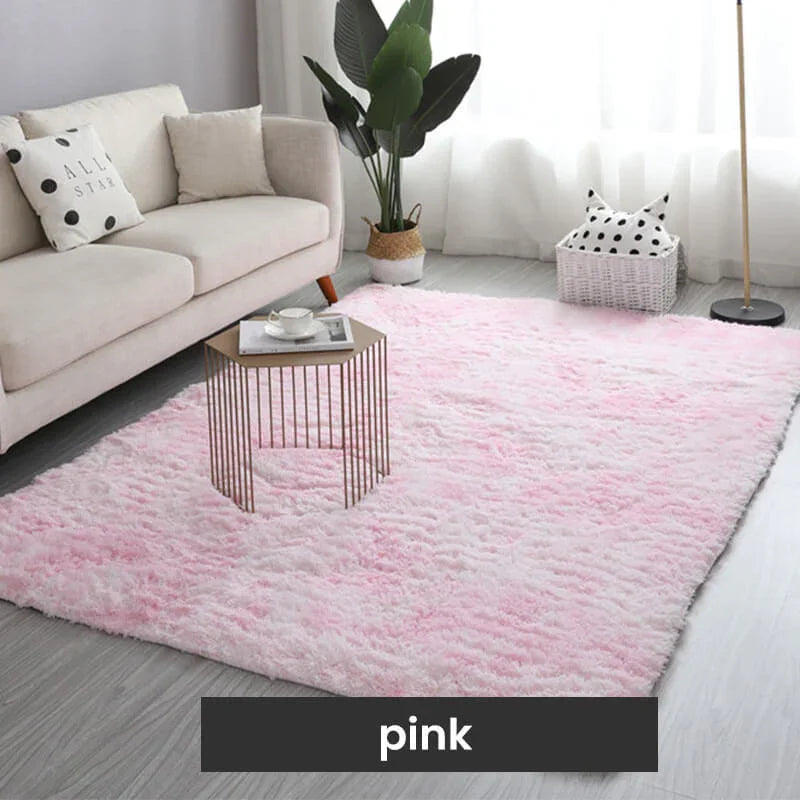⏳Limited-time 50% off⏰Gradient Color Plush Floor Mat🛋️