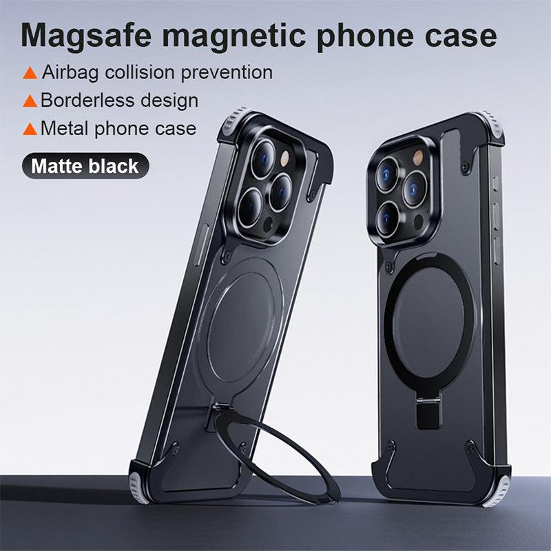 Magnetic Metal Anti-Fall Protective iPhone Case