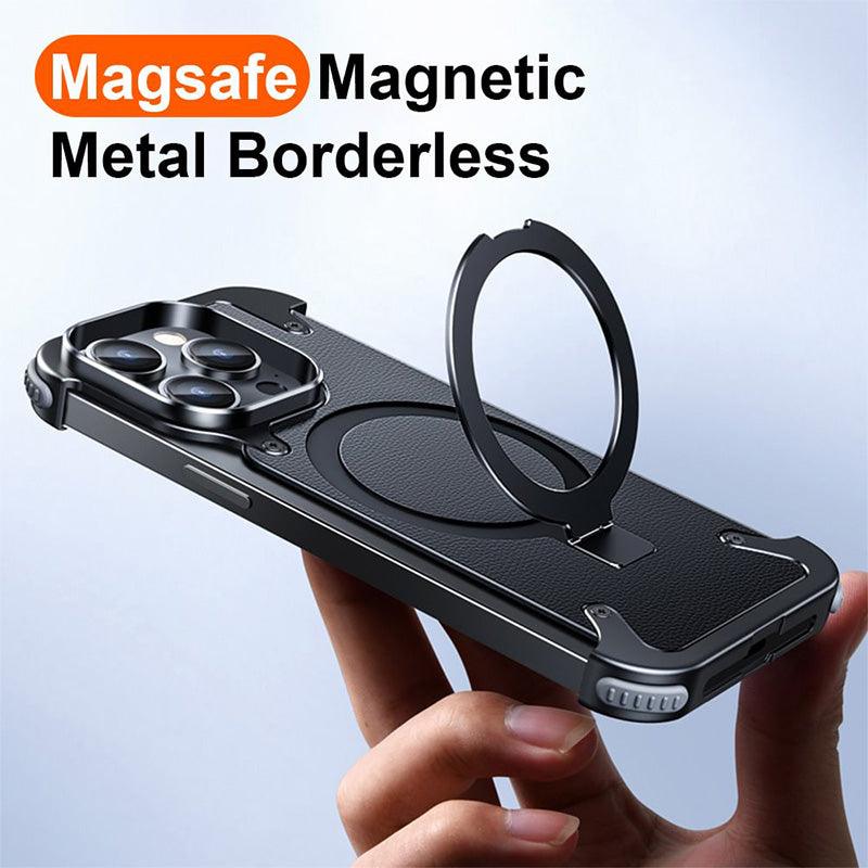 Magnetic Metal Anti-Fall Protective iPhone Case