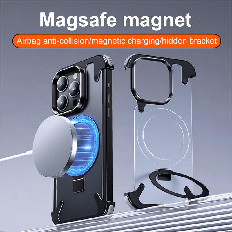 Magnetic Metal Anti-Fall Protective iPhone Case