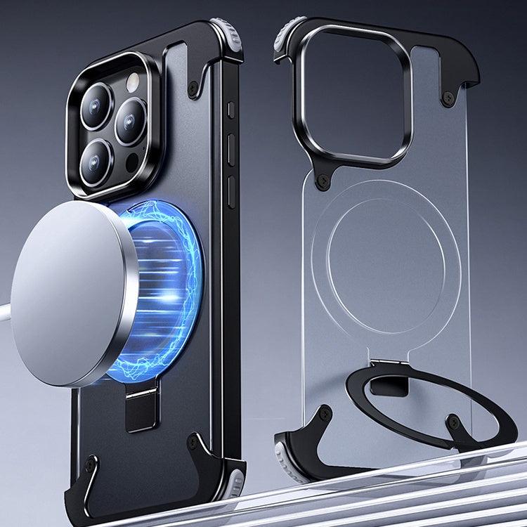 Magnetic Metal Anti-Fall Protective iPhone Case