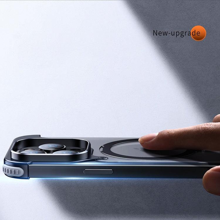 Magnetic Metal Anti-Fall Protective iPhone Case