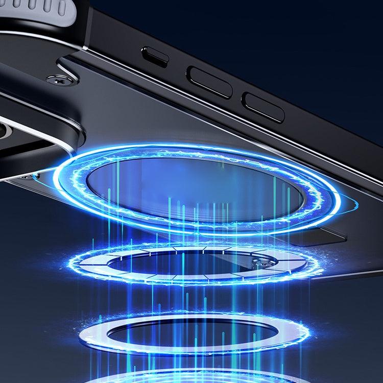 Magnetic Metal Anti-Fall Protective iPhone Case