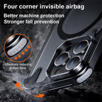 Magnetic Metal Anti-Fall Protective iPhone Case
