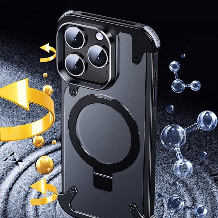 Magnetic Metal Anti-Fall Protective iPhone Case