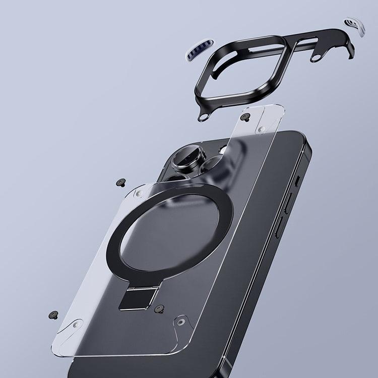 Magnetic Metal Anti-Fall Protective iPhone Case