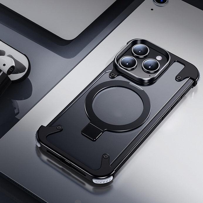 Magnetic Metal Anti-Fall Protective iPhone Case