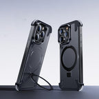 Magnetic Metal Anti-Fall Protective iPhone Case