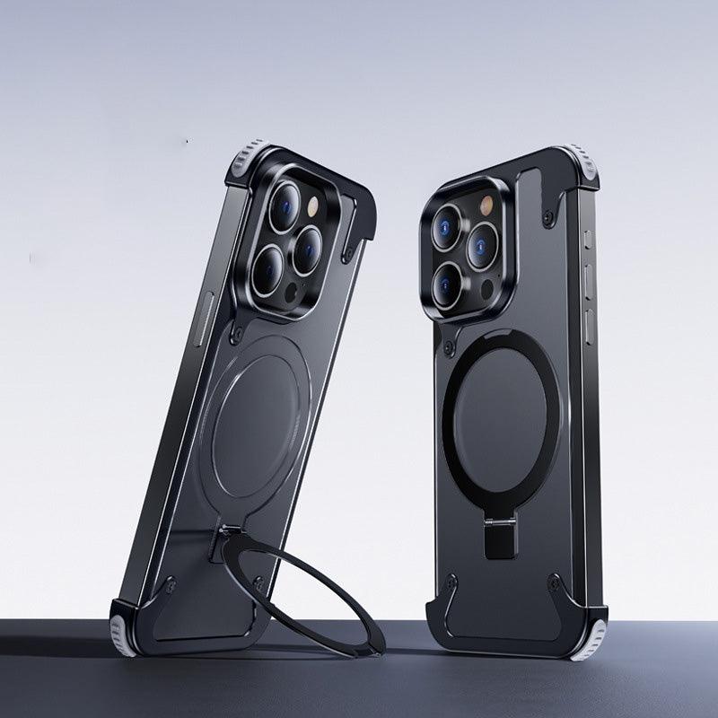 Magnetic Metal Anti-Fall Protective iPhone Case