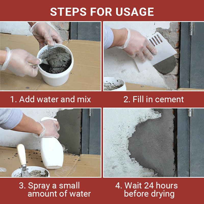 🎊Christmas Pre-sale - 50% Off🎊Floor Quick Dry Waterproof Repair Cement