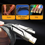4-in-1 Fast Charging & Data Sync Charger Cord