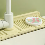 Faucet Splash Guard Draining Tray Mat - Great Gift