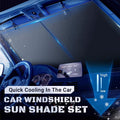 Car Windshield Sun Shade Set