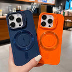💥iPhone 16 is coming!💥 Silicone Magnetic Case with Invisible Lens Stand