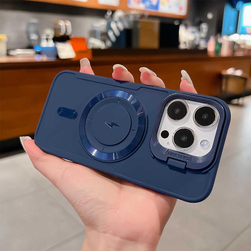 💥iPhone 16 is coming!💥 Silicone Magnetic Case with Invisible Lens Stand