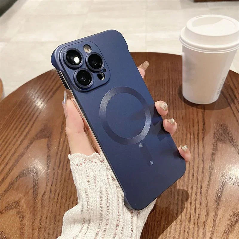 🔥🖤Early Black Friday Sale:55% OFF🔥Slim Frameless Magnetic Phone Case for iPhone