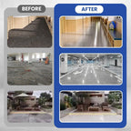 High-Gloss Marble Effect Epoxy Floor Coating(Free paint roller included)