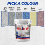 High-Gloss Marble Effect Epoxy Floor Coating(Free paint roller included)