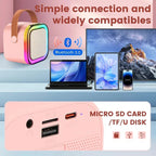 🔥Last Day Promotion 50% OFF -🎁Mini Karaoke Machine with Wireless Microphones