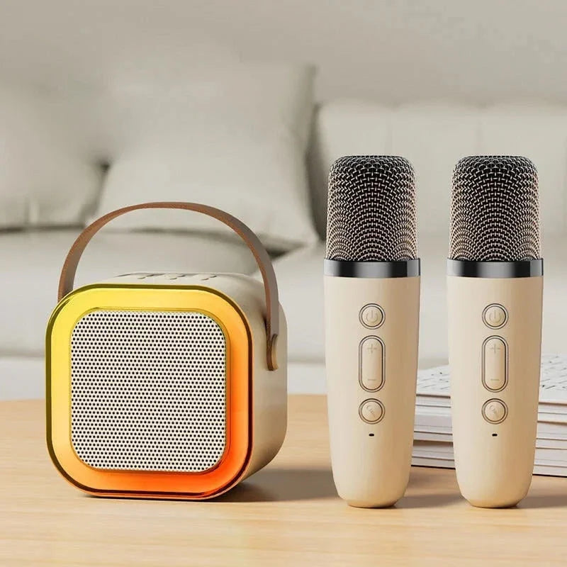 🔥Last Day Promotion 50% OFF -🎁Mini Karaoke Machine with Wireless Microphones