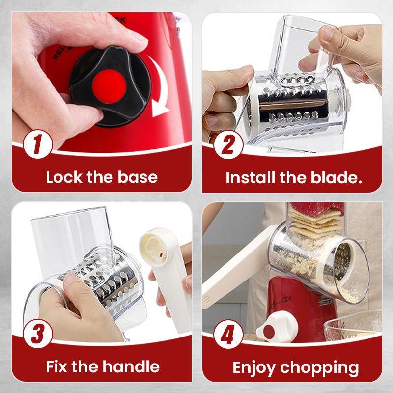 Multifunctional Manual Rotary Grater & Chopper🔥Limit Time 46% OFF🔥
