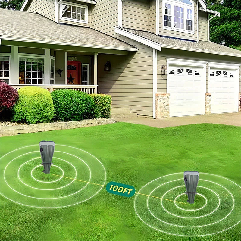 ⏰🔥LIMITED TIME 50% OFF!🔥50K+ SOLD!Solar Powered Waterproof Screw Mole Repellent