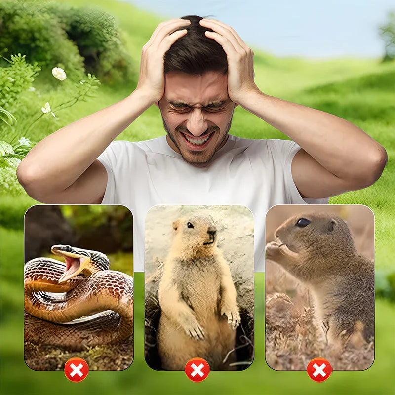 ⏰🔥LIMITED TIME 50% OFF!🔥50K+ SOLD!Solar Powered Waterproof Screw Mole Repellent