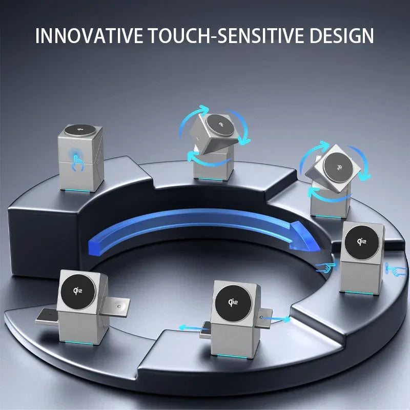 58 % OFF🔥Hot Sale Offers-3-in-1 Foldable Magnetic Wireless Charging Station（HOT）