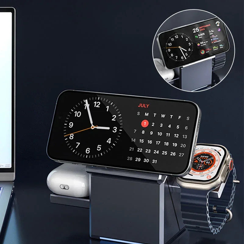 58 % OFF🔥Hot Sale Offers-3-in-1 Foldable Magnetic Wireless Charging Station（HOT）
