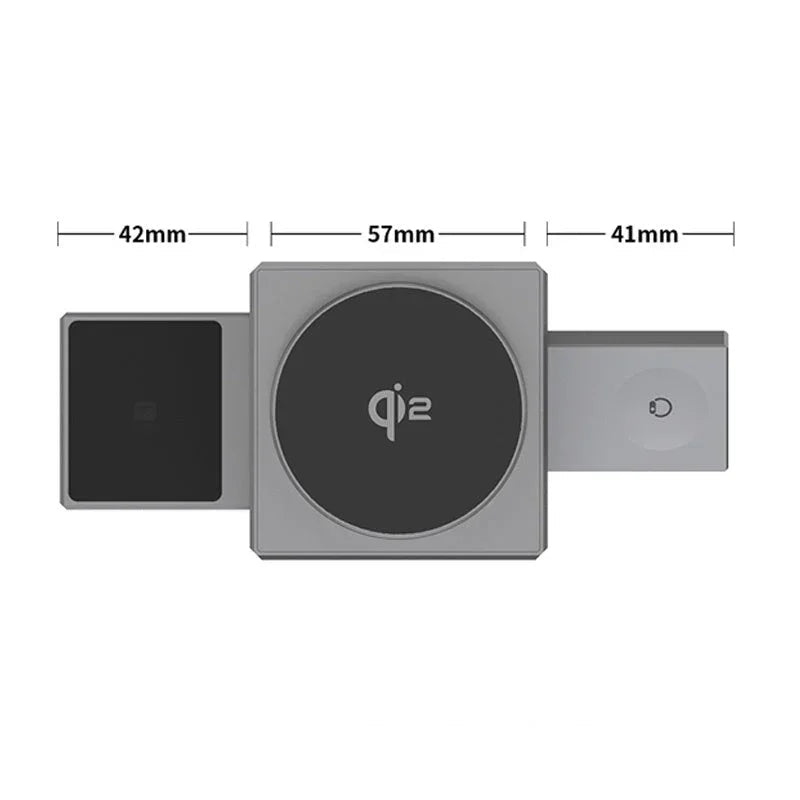 58 % OFF🔥Hot Sale Offers-3-in-1 Foldable Magnetic Wireless Charging Station（HOT）