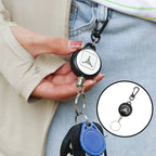 🔑 BUY 1 GET 1 FREE! 🌀 Heavy-Duty Retractable Keychain – Durable Cable, Compact Design & Secure Key & Card Holder 💳