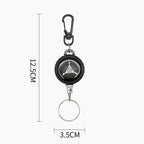 🔑 BUY 1 GET 1 FREE! 🌀 Heavy-Duty Retractable Keychain – Durable Cable, Compact Design & Secure Key & Card Holder 💳