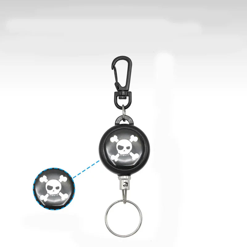 🔑 BUY 1 GET 1 FREE! 🌀 Heavy-Duty Retractable Keychain – Durable Cable, Compact Design & Secure Key & Card Holder 💳