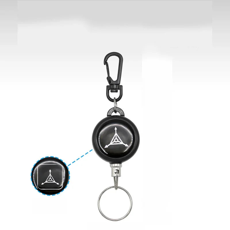 🔑 BUY 1 GET 1 FREE! 🌀 Heavy-Duty Retractable Keychain – Durable Cable, Compact Design & Secure Key & Card Holder 💳