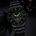 🔥Men's Waterproof Roman Skeleton Automatic Mechanical Watch