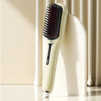 Negative Ion Hair Straightener Brush（50% OFF）
