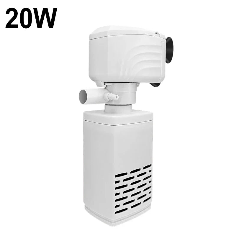Fish Tank 3-in-1 Filter - Filtration, Oxygenation & Water Pumping
