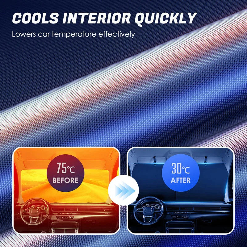 ☀️ 50% OFF NOW! 🚗 2PCS Retractable Sunshade for Car Windshield – UV Protection, Easy Retractable & Universal Fit ✨