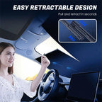 ☀️ 50% OFF NOW! 🚗 2PCS Retractable Sunshade for Car Windshield – UV Protection, Easy Retractable & Universal Fit ✨