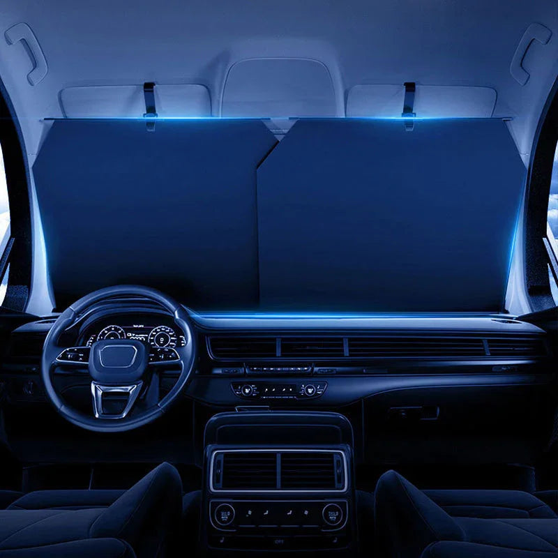 ☀️ 50% OFF NOW! 🚗 2PCS Retractable Sunshade for Car Windshield – UV Protection, Easy Retractable & Universal Fit ✨