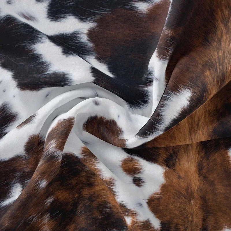 🐮 50% OFF! 🛏️ Cow Print Duvet Cover – Soft & Lightweight, Fun Design, Complete Set ✨